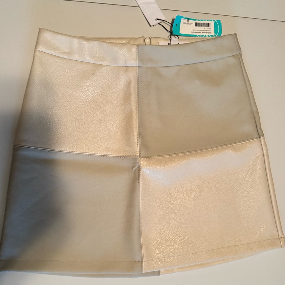 BB Dakota by Steve Madden Tan Mini Skirt